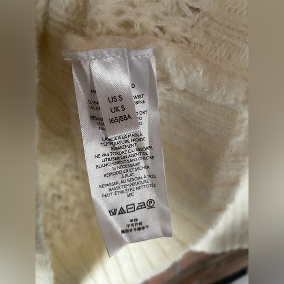 ANTHROPOLOGIE MAEVE Dionne bell sleeve sweater ivory size small - Picture 8 of 11